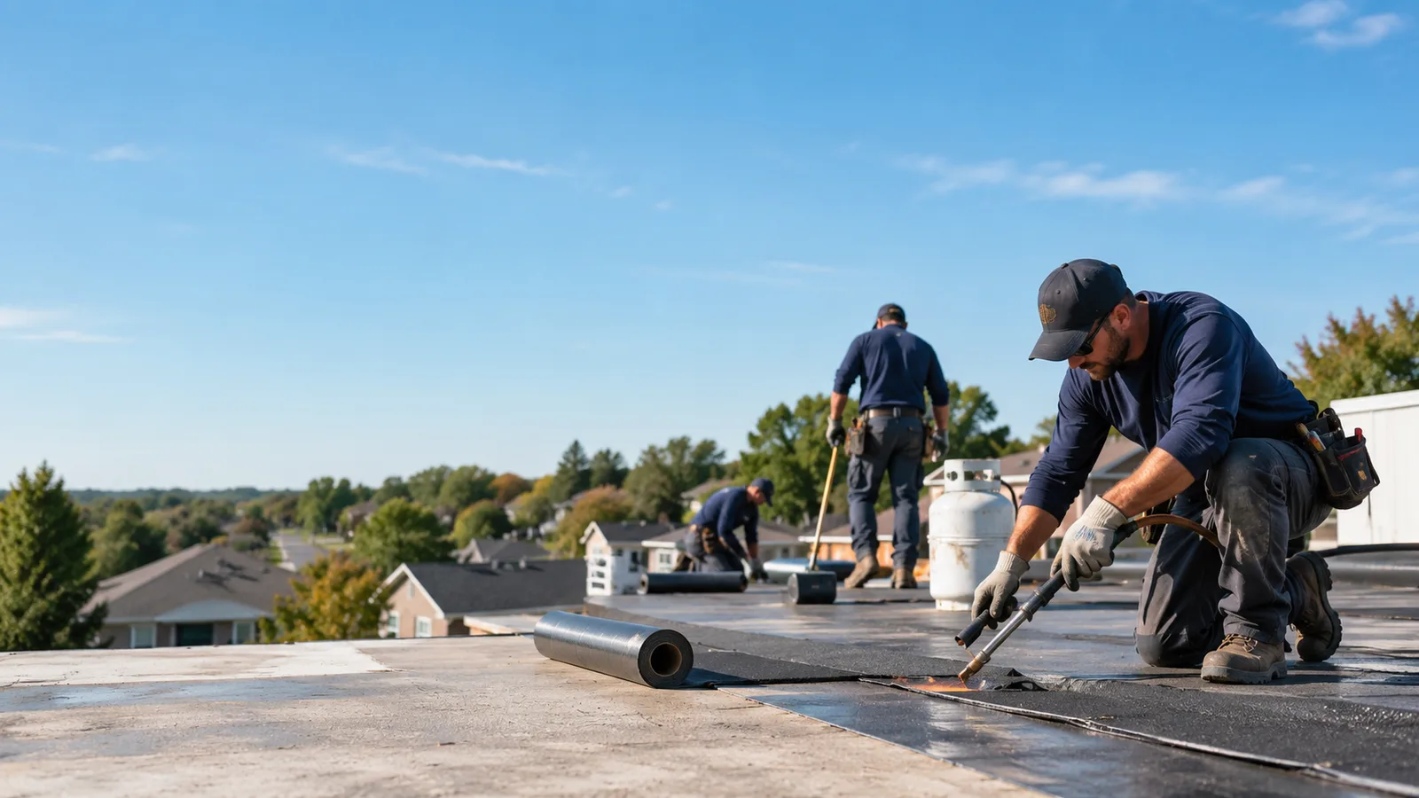 Flat Roof Leak Repair providers in Ashley, IL